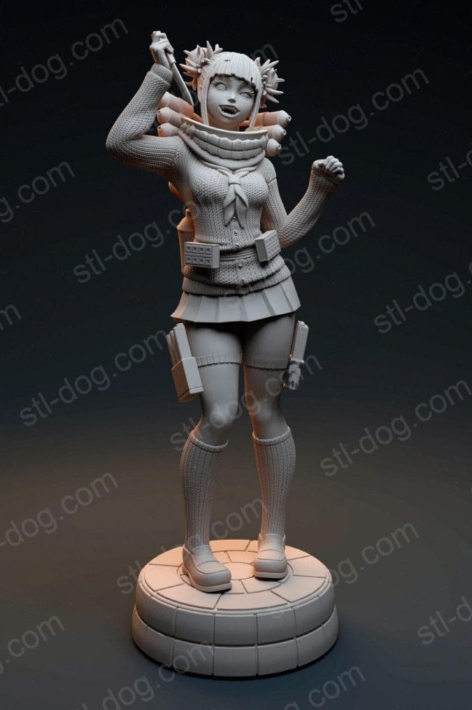 我的英雄学院 咎日美子 Himiko Toga 3D打印图纸